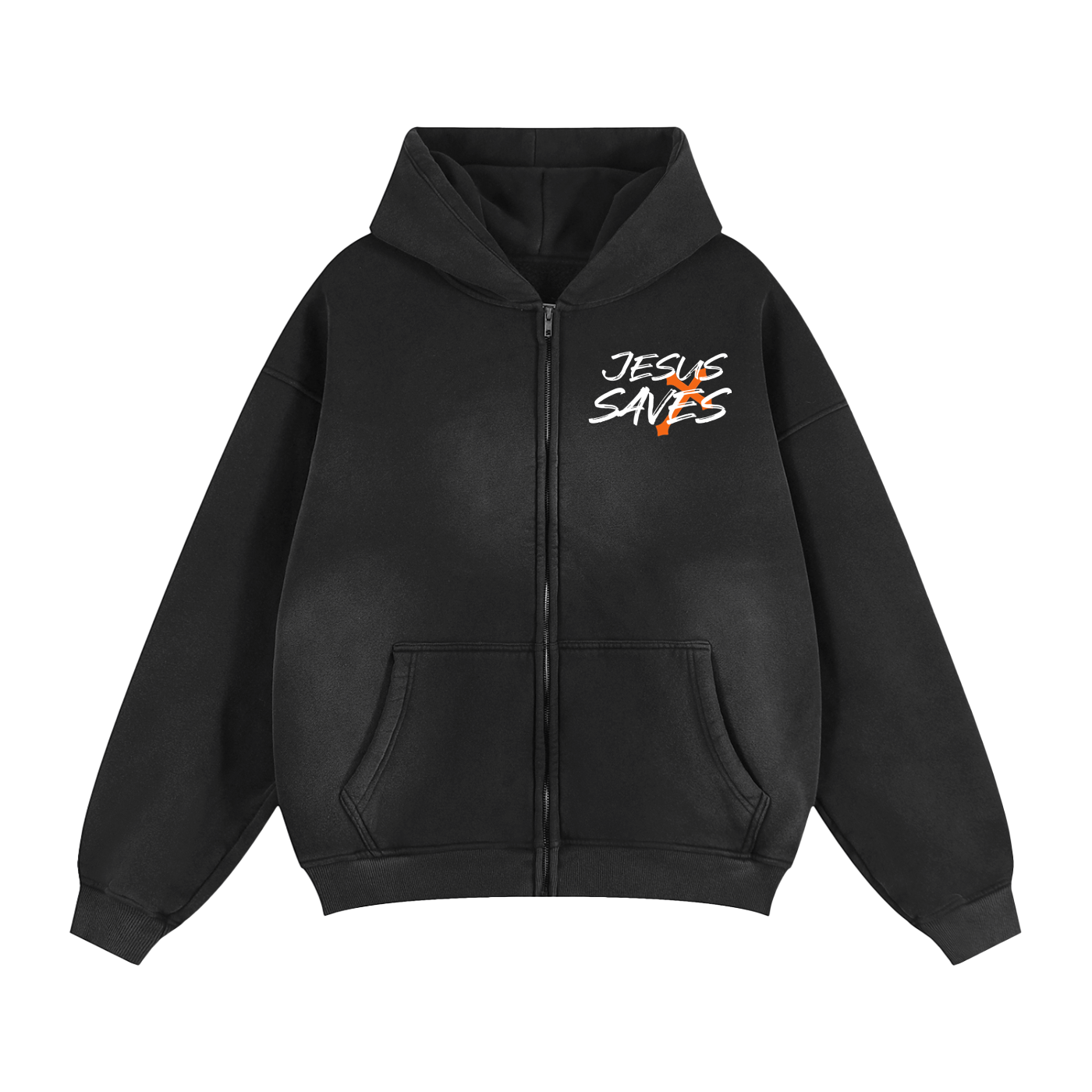 Jesus Saves - Unisex - Boxy Hoodie