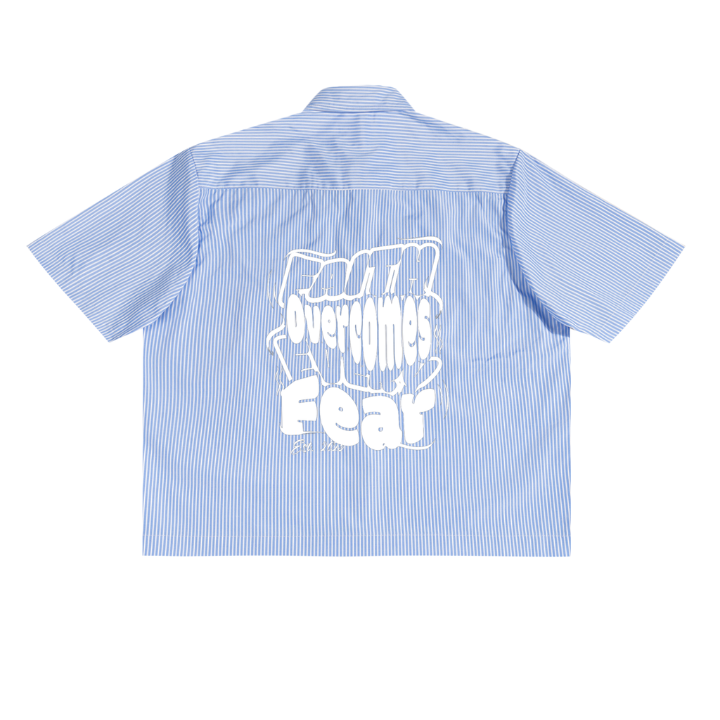 Jesus saves -  button up Boxy Shirt