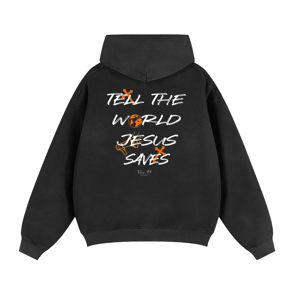 Jesus Saves - Unisex - Boxy Hoodie